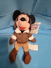 The Disney Store Pilot Mickey Mouse Bean Bag Plush