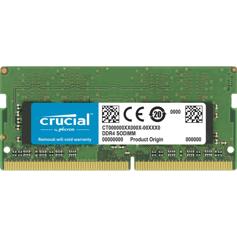 Crucial 64GB (32GBx2) PC4-25600 DDR4-3200 Memory - CT2K32G4SFD832A