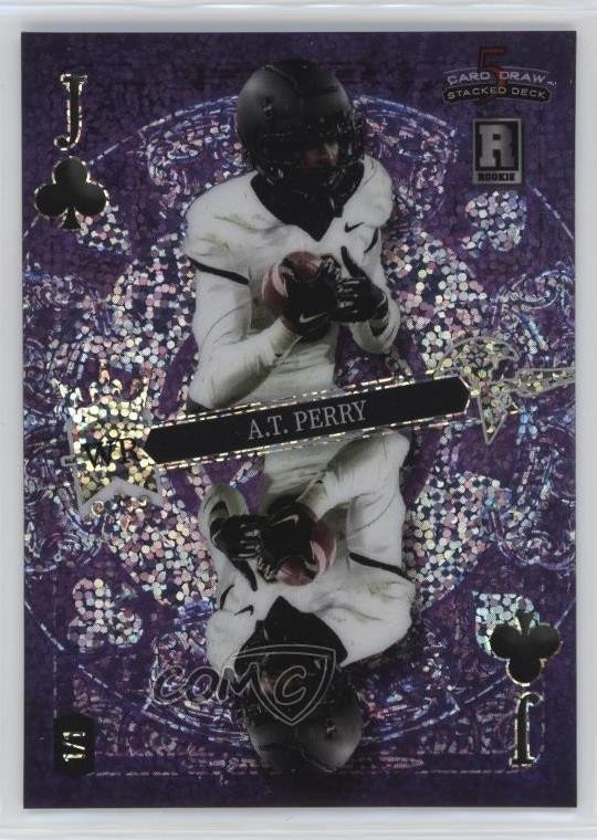 2023 Wild 5 Card Draw Stacked Deck 1/1 AT Perry #DK-AP Rookie RC 0rd2