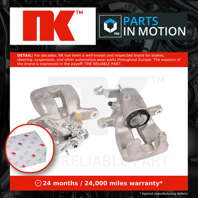 Brake Caliper fits VW SCIROCCO Mk3 Rear Left 1.4 2.0 2.0D 08 to 17 NK 1J0615423C