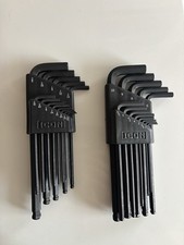 Icon Metric & SAE L-Shaped Ball End Hex Key S...