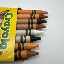 Crayola Colors Skin Colors Crayons NEW Multicultural 8 NonToxic 1 Box Art