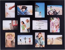 12 Opening Collage Photo Frame Wall Mount Modern Design Memories Display New