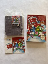 Bubble Bobble 1 (Nintendo NES, 1988) with Box and Manual CIB - Untested