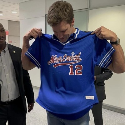 Mitchell & Ness Montreal Expos Batting Practice Jersey Size Large Tom Brady 12