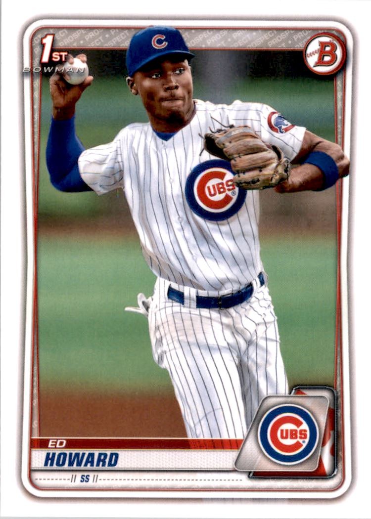 2020 Bowman Draft Baseball Card #BD98 Ed Howard