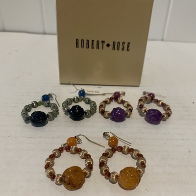 Robert Rose Vintage 2  Dangle Earrings Lot Of 3
