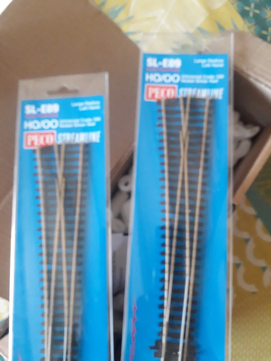 JOUEF HO 475/2 -- LOT 10 RAILS DEMI-RAILS DROITS 15 TRAVERSES 110 MM