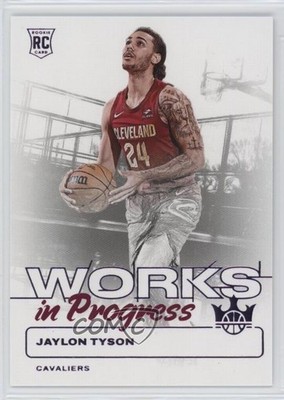 2024-25 Panini Court Kings Works in Progress Violet 13/49 Jaylon Tyson #3 1d0h