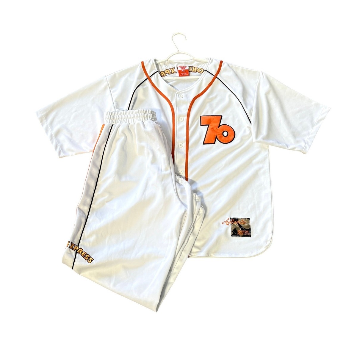 Vintage Y2K Brooklyn Xpress Jersey Sweat Suit Set Mens XL White