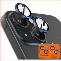 Kameraschutz FüR Iphone 15 15 Plus Ultra Hd 9H+ Kratzfest Schwarz 2 Sets