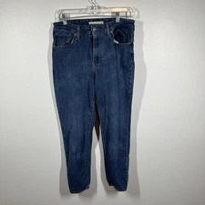 Levis 721 Jeans Womens 30 Denim High Rise Skinny Stretch Zip Ankle High Rise