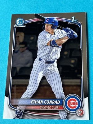 2025 Bowman Draft Ethan Conrad 1st Chrome #BDC-17 Chicago Cubs Qty Avail