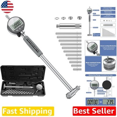 Accurate Bore Gauge 2-6'' 0.01mm Carbide Anvils Engine Cylinder Measurement Kit