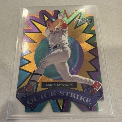 1998 Circa Thunder Mark McGwire Quick Strike Die-Cut Insert #8 QS Cardinals