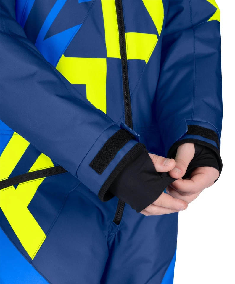 Monotraje de nieve juvenil FXR Cold Cross CX azul/azul oscuro/alta visibilidad Foto 4 de 4