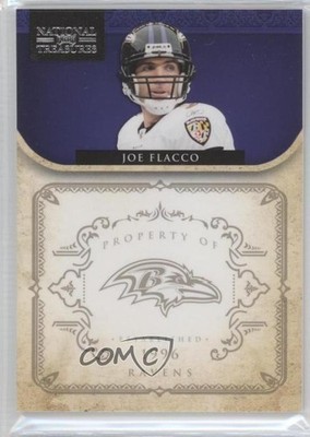 2011 Playoff National Treasures 74/99 Joe Flacco #11 b6s