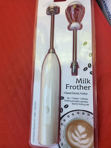 Electric Milk Frother Drink Foamer Whisk Mixer Stirrer Coffee Eggbeater Kitchen