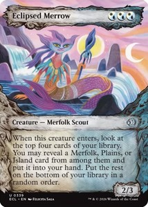 Eclipsed Merrow (Showcase) #339 Lorwyn Eclipsed MTG