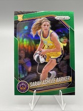 Sarah Ashlee Barker 2025 Panini Prizm WNBA Green #31 Rookie Los Angeles Sparks