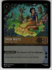 Snow White Fairest in the Land Cold Foil Disney Lorcana Promo 23/P2 Near Mint