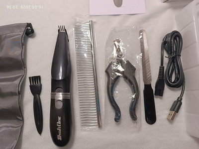 Pet Grooming Clipper Set USB Wiederaufladbar Tierhaarschneider Neu