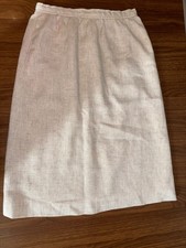 evan picone petite wool skirt ILGWU union tag 12