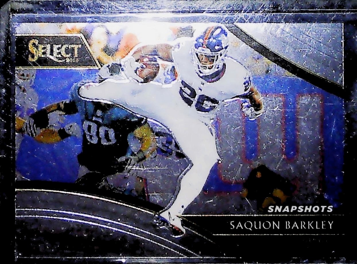 2018 Panini Select Football Saquon Barkley Rookie Snapshots RC EAGLES GIANTS