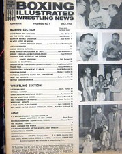 Original Old Vintage Print Boxing 1966 Johnson Jones Persol Ali Cooper Downes