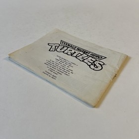 Notice Seule TEENAGE MUTANT HERO TURTLES Nintendo NES 88 -FRA 100% Officiel