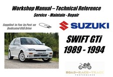 Suzuki SWIFT GTi Service Repair Workshop Manual USB 1989 - 1994