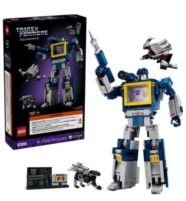 Last One ! LEGO #10358 Transformers: Soundwave New In The box ! 1505 Pcs