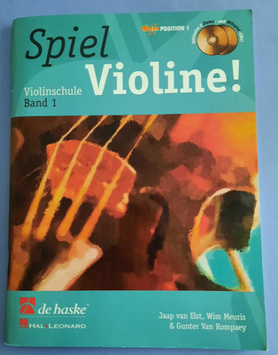 Spiel Violine! De Haske Violinschule Bd. 1 Geigenschule für Kinder Noten m 2 CDs
