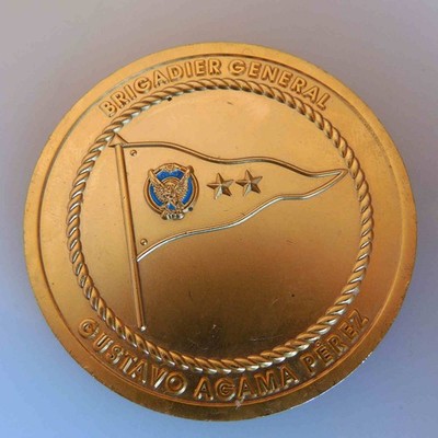 FUERZA AEREA BCUATORIANA CABALLERO DEL AIRE BRIGADIER GENERAL FAE CHALLENGE COIN