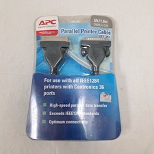 Vintage Parallel Printer Cable IEEE-1284 DB25M To CN36M 6FT