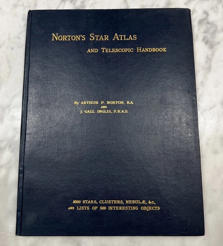 Norton's Star Atlas And Telescopic Handbook 8000 Stars Clusters Nebulae 1950 - Foto 2 di 22