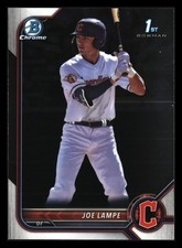 Joe Lampe 2022 Bowman Draft Chrome 1st #BDC-67 Cleveland Guardians ROOKIE *010