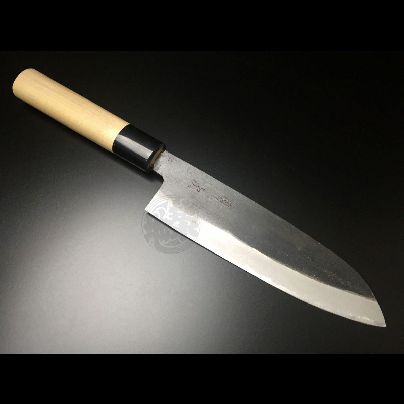 Aritsugu Santoku Blue Steel Knife