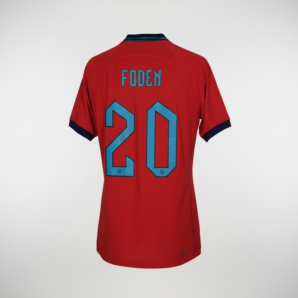 2022-2023 England Foden AWAY Kit Soccer Jersey Shirt Nike Small