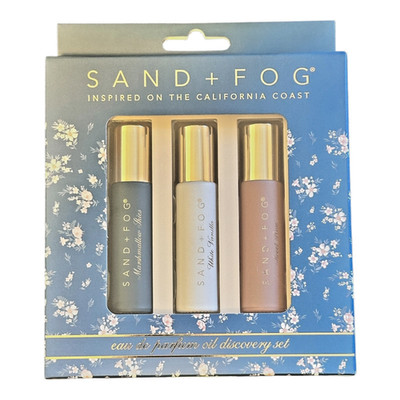 Sand + Fog - Perfume Discovery Set of 3 x 10ml Oils - MARSHMALLOW SKIES + 2 more