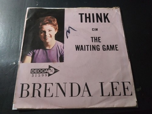 Brenda Lee – The Waiting Game VG Original 45RPM Decca Record & Pic Sleeve 1964 - Picture 3 of 5