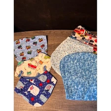 Cute Baby Bibs & Burp Cloths Multi Pattern Cars Trains Whales Toddler Drool