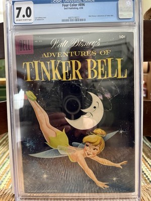 Four Color #896 (Apr 1958) CGC 7.0~O/W-White Pages. Disney s Adv of Tinker Bell.