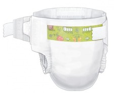 Curity Diapers Baby Unisex Hook/Loop Closure Disp. Heavy Absorb Size 3 16-28 Lbs