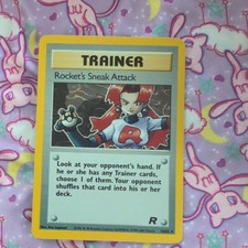 The Pokémon Company Rocket's Sneak Attack Team Rocket Holo Rare 16/82 EN on eBay