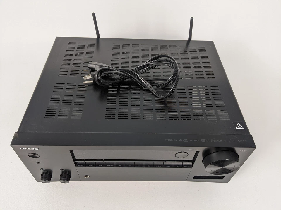 Onkyo TX-RZ610 7.2 Ch Network AV Receiver Black Dolby Atmos WiFi Bluetooth HDMI - Image 4 of 4