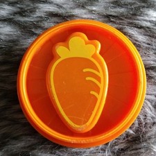 VTech Chomp Count Dino Dinosaur REPLACEMENT Food Coin Orange Carrot 2"