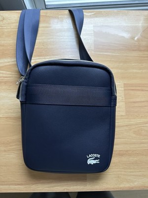 Lacoste Navy Blue Crossbody Bag Adjustable Strap Inner Pockets