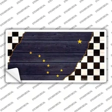 Alaska Racing Flag Vinyl Decal Stickers - Various Sizes
