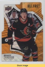 2021-22 Upper Deck Allure Orange Slice Brady Tkachuk #19 READ ex5